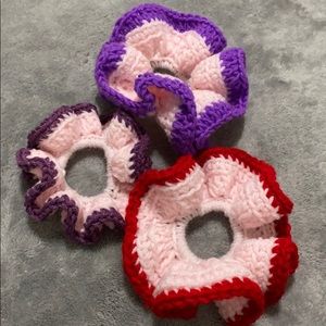 VALENTINE’S DAY SPECIAL!! 3 handmade Scrunchies!